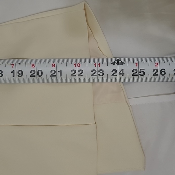 Cream Tailored Square Neck Button Front Blazer Vest NWT - Picture 10 of 10